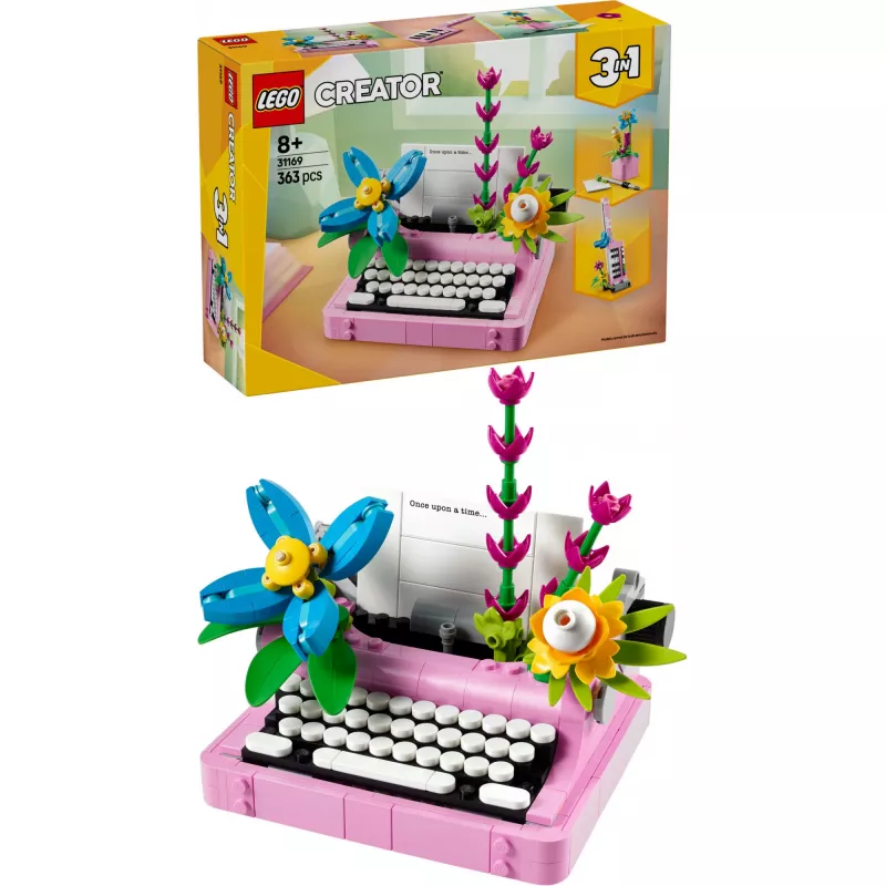 LEGO CREATOR 3w1 31169 Maszyna do pisania z kwiatami
