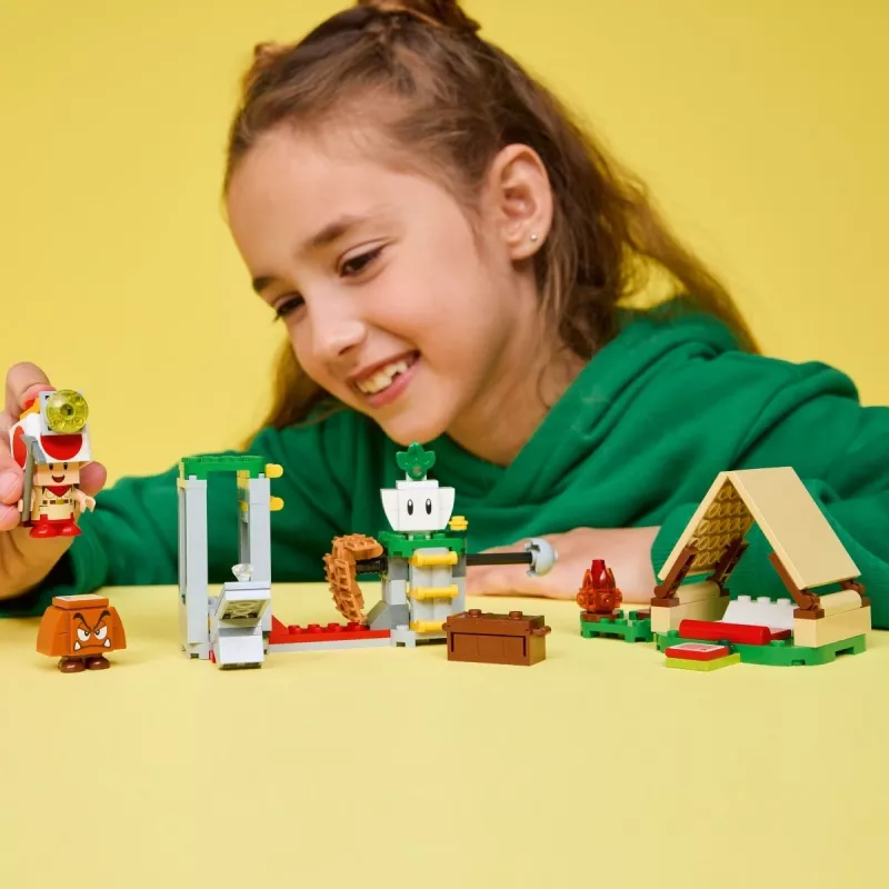 Klocki LEGO Captain Toad's Camp zestaw 72040 z interaktywnymi funkcjami Super Mario