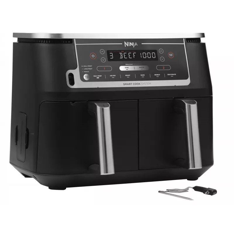 Frytownica Ninja AF451EU Single 9,5 L 2470 W Gorące powietrze Czarny