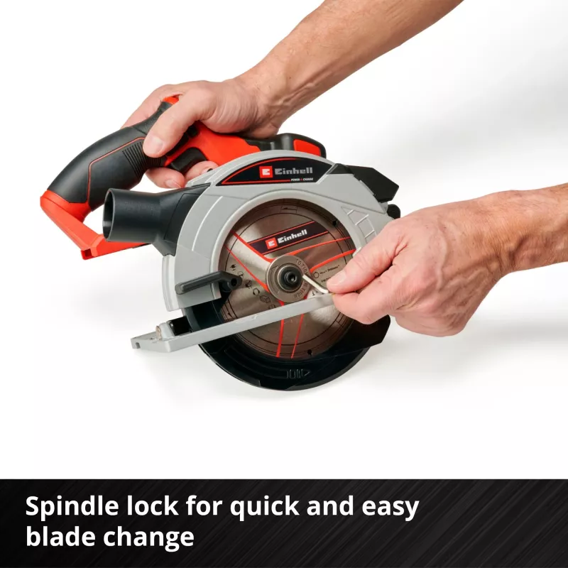 Einhell TE-CS 18/165-1 Li - Solo 16,5 cm Czarny, Czerwony, Srebrny 4200 RPM