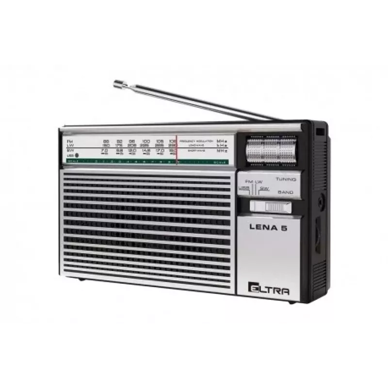 ELTRA Radio LENA 5 USB srebrne