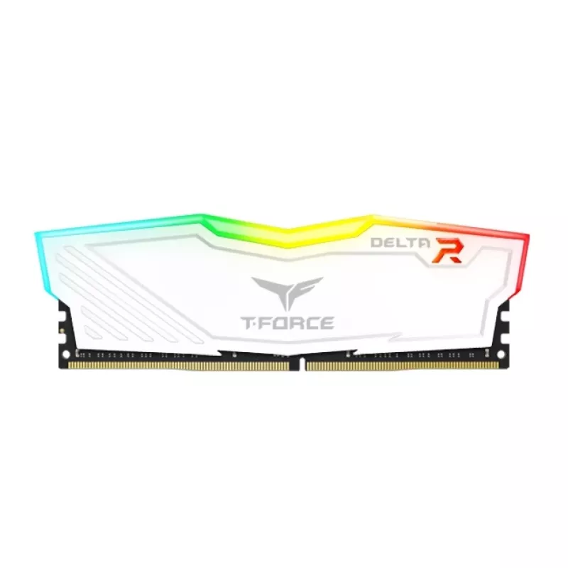DIMM 16 GB DDR4-3600 (2x 8 GB) Dual-Kit, Pamięć Biała, TF4D416G3600HC18JDC01, Delta RGB, INTEL XMP