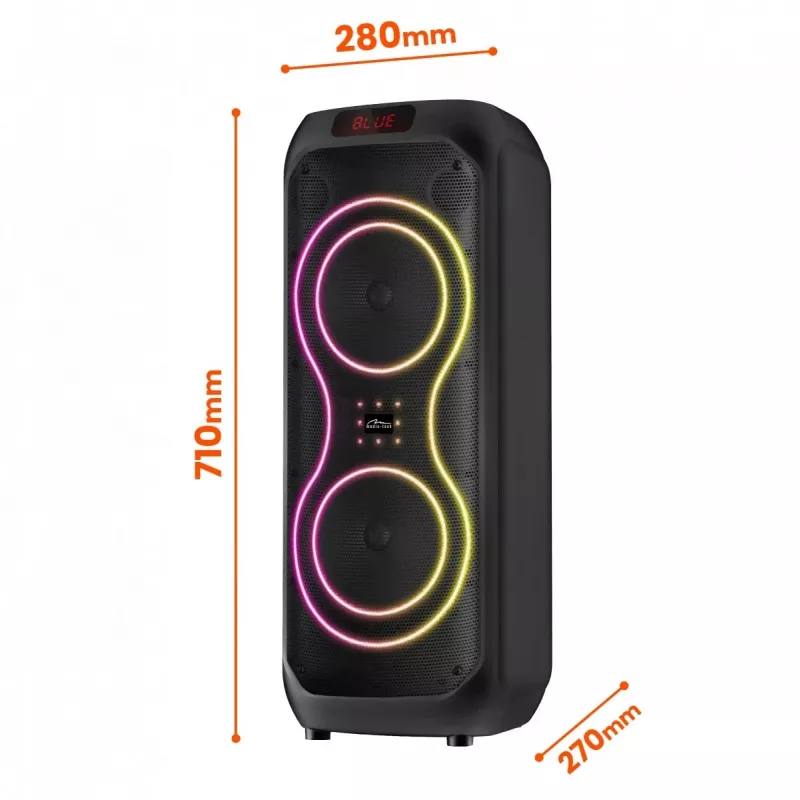 Duży przenośny głośnik Power Audio MAX MT3185