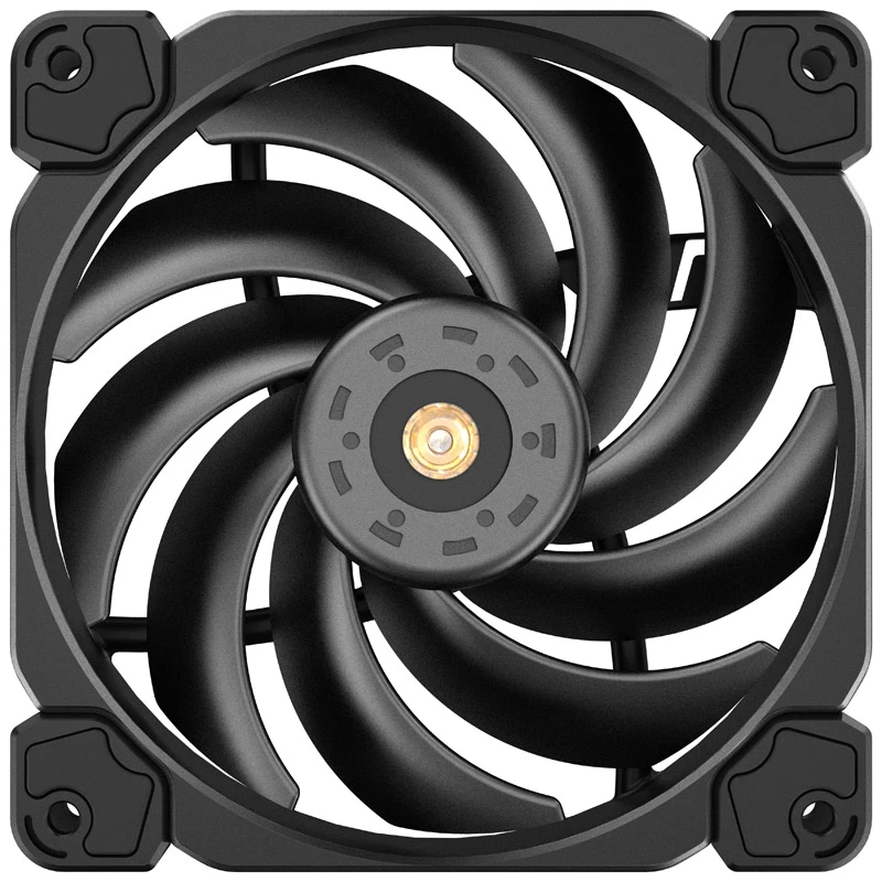 Wentylator obudowy 120 mm Jonsbo HF-120 PWM, czarny, 120×120×25 mm, sterowanie PWM