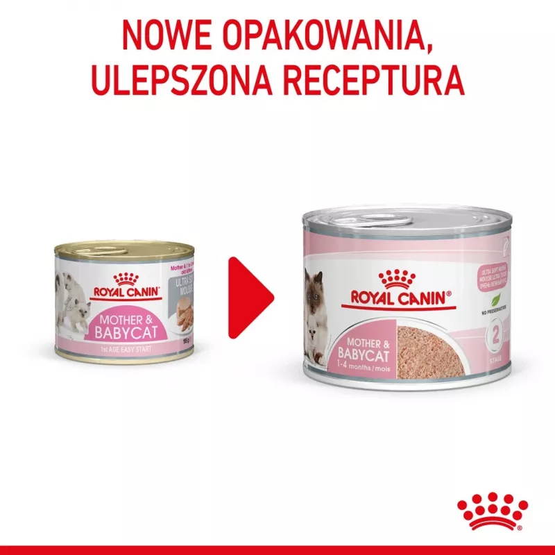 Royal Canin BABYCAT INSTINCTIVE - mokra karma dla kotów - 195 g