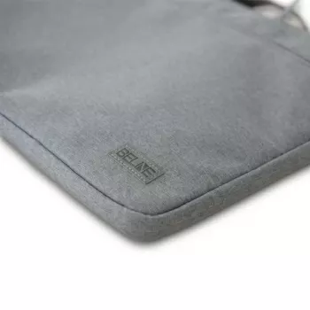 Torba na laptopa Beline 16 — szara wytrzymała lekka torba, mieści laptopy 16-calowe