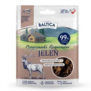BALTICA przysmaki regionalne Monoproteinowe z jelenia - przysmak dla psa - 30g