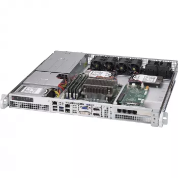 Supermicro - SuperChassis 515-R407 - Rack Mount 1U STD i WIO MB 2 x 2,5 diody LED 4 x wentylatory PWM 2 x wentylatory do chłodzenia AOC zasilacz 400 W 43 x 437 x 429 mm
