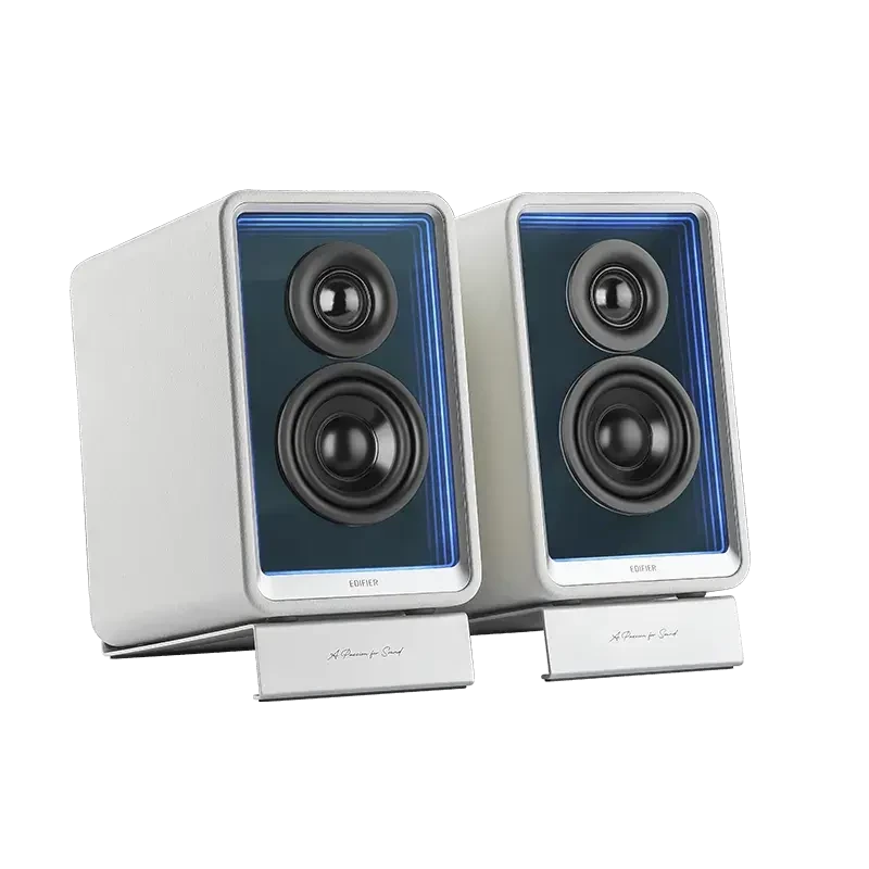 Edifier Aktywny Monitor Biurkowy z Ładowarką GaN | QR65 | 70 W | Biały | Łączność bezprzewodowa