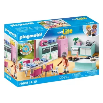Kitchen Playmobil My Life Kitchen 71608 Wielokolorowy Plastik 4-10 lat