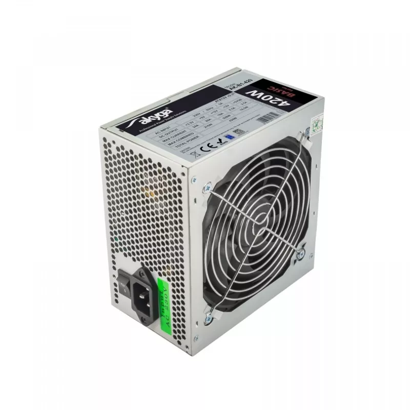 Zasilacz Akyga AK-B1-420 420 W 20+4 pin ATX ATX Szary