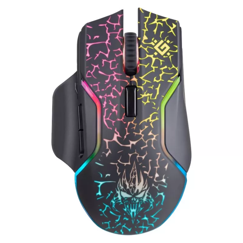 Defender Oneshot GM-067 Mysz Gamingowa dla Praworęcznych RF Bezprzewodowa + USB Typ