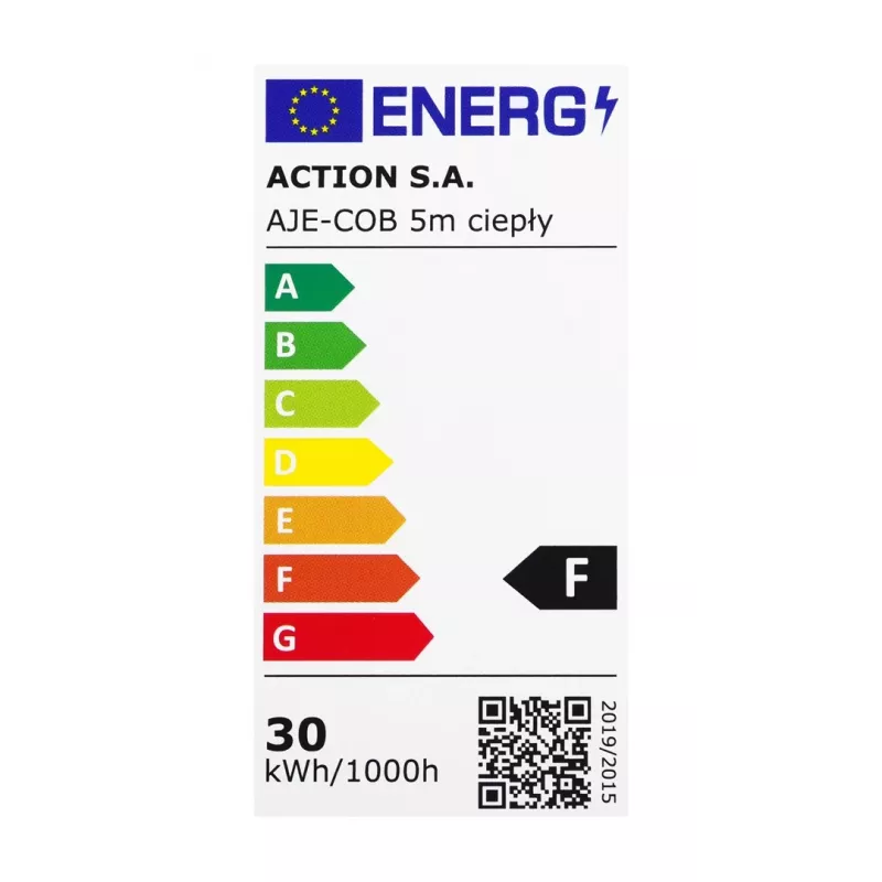 Activejet AJE-COB 5m ciep taśma LED Universalna taśma LED Wewnętrzna