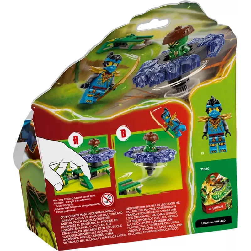 LEGO NINJAGO 71849 Nya kontra Elemental Monster Spinner