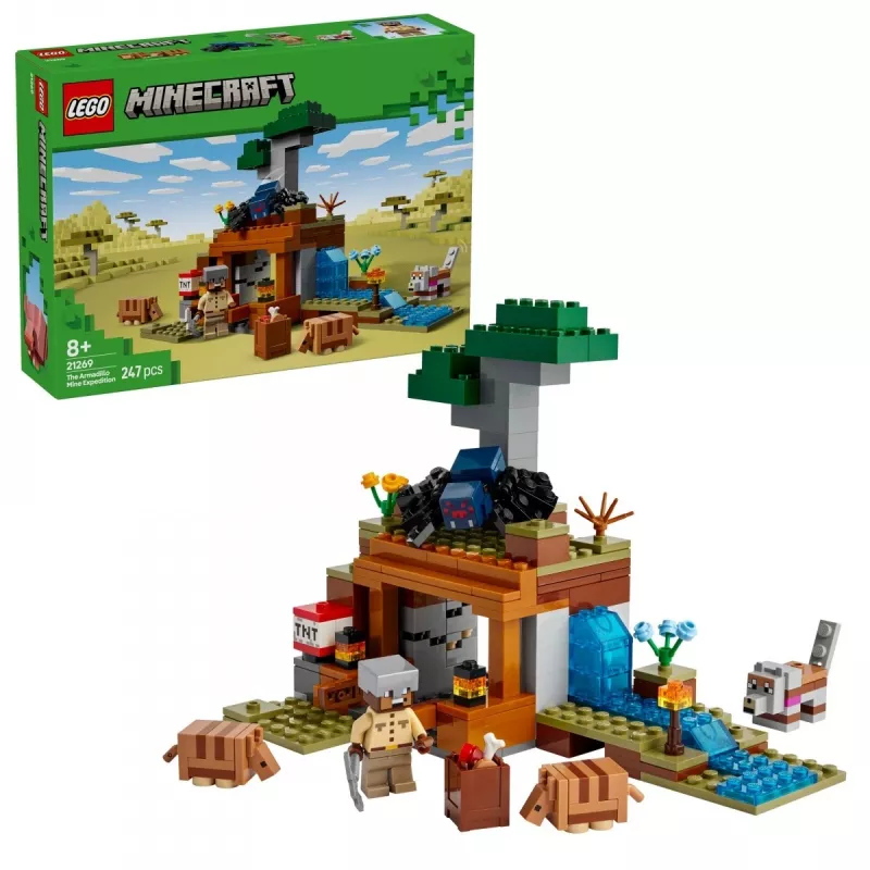 LEGO MINECRAFT 21269 Wyprawa do kopalni pancerników