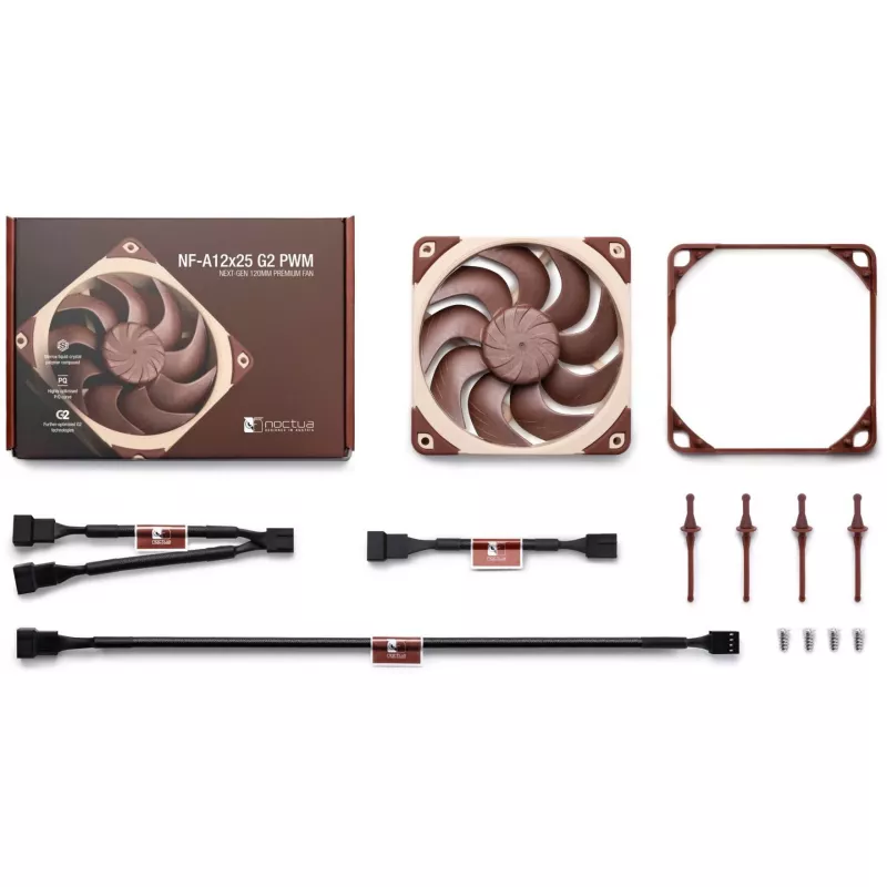 Noctua NF-A12x25 G2 PWM 120mm wentylator obudowy
