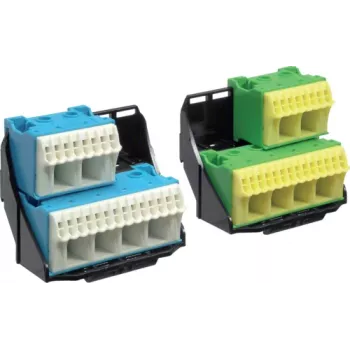 Hager Zacisk PE/N z nośnikiem 2x28 Quick-Connect FZ384 (FZ384)