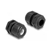 DeLOCK EX kabel Gland M16 Czarny 2 Sztuki Poliamid
