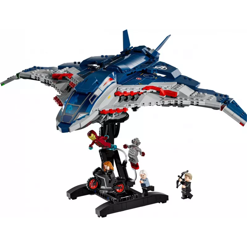 Zestaw konstrukcyjny LEGO Quinjet 76325 — Marvel, 1131 elementów, 5 minifigurek, od 12 lat, 280×450×300 mm