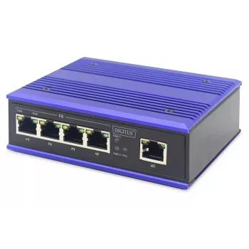 Przełącznik niezarządzalny Digitus DN-650107 4 porty Fast Ethernet PoE