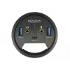 Hub USB DeLOCK 3 Port do montażu w biurku 62794
