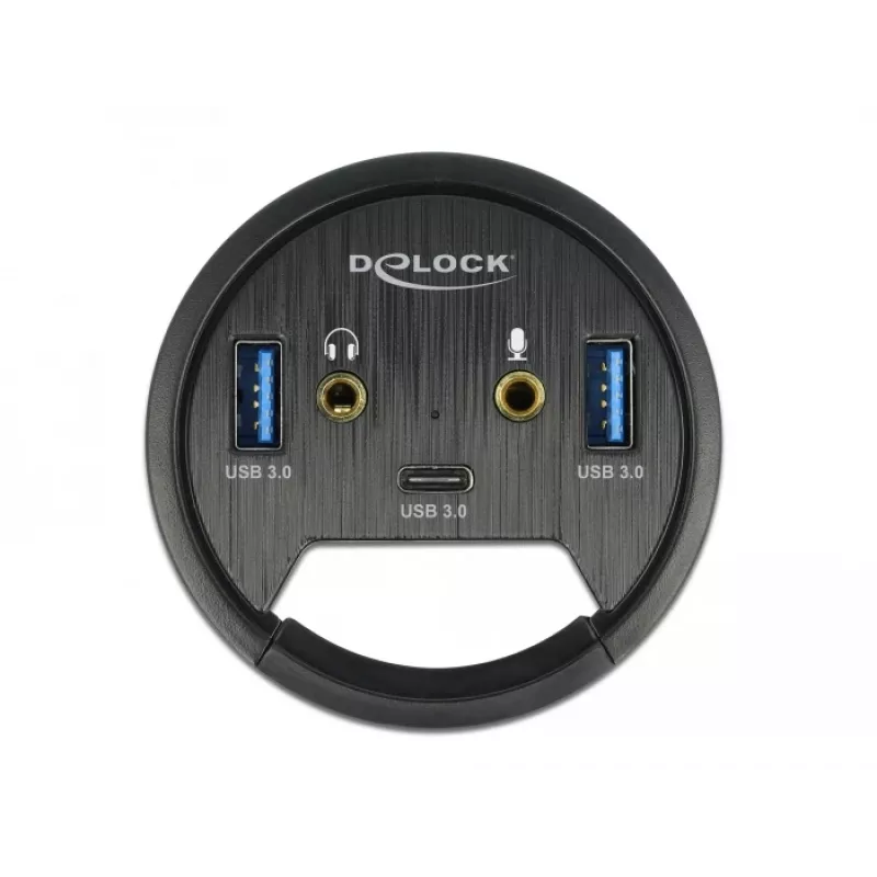 Hub USB DeLOCK 3 Port do montażu w biurku 62794