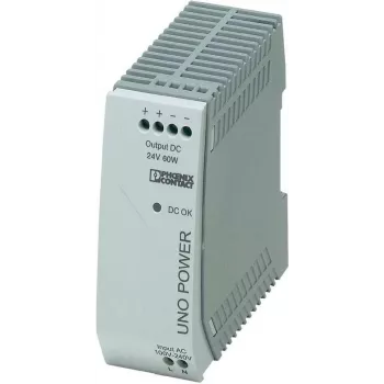 Phoenix Contact UNO-PS/1AC/24DC/60W Zasilacz i przetwornica napięcia, wewnętrzny, szary (2902992)