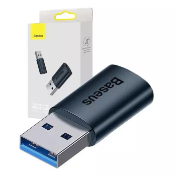 Baseus Ingenuity adapter USB-A na USB-C OTG (niebieski)