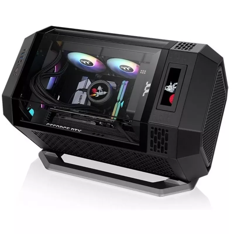 Zestaw do konwersji z obudowy wieżowej na rack Thermaltake AC-078-ON1NAN-A1 dla obudów Mini Tower, czarny, 145×266×459 mm