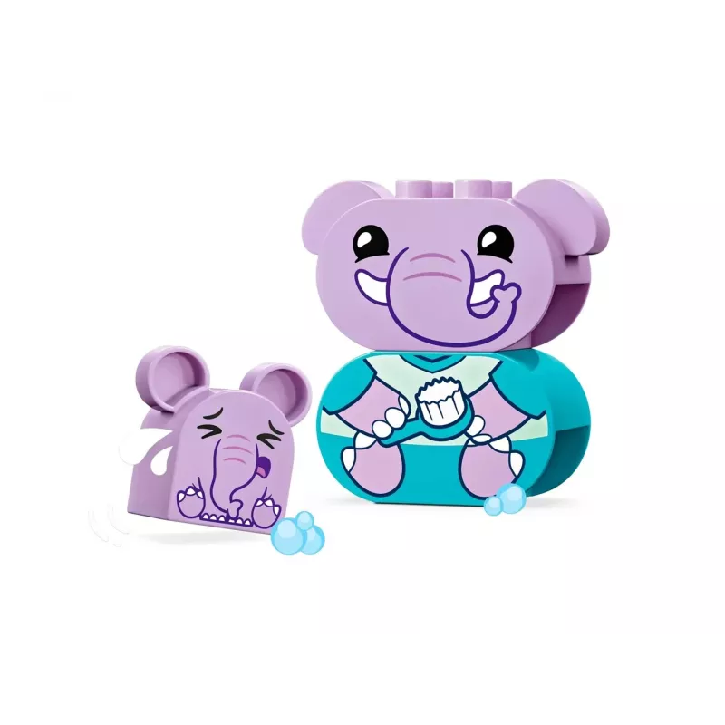 LEGO DUPLO Zestaw Kąpielowy 10413 — zestaw do zabawy w kąpieli dla małych dzieci, 15 elementów, zalecany wiek 1.5+