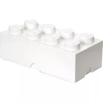 LEGO Storage Brick 8 biały, Pojemnik do przechowywania biały