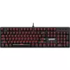 Mechaniczna klawiatura DEFENDER QUEST GK-596 — podświetlenie RGB, Anti-Ghosting, przewodowa, kompaktowy układ