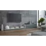 Cama stojak TV LIFE 300/42/35 biały/szary połysk