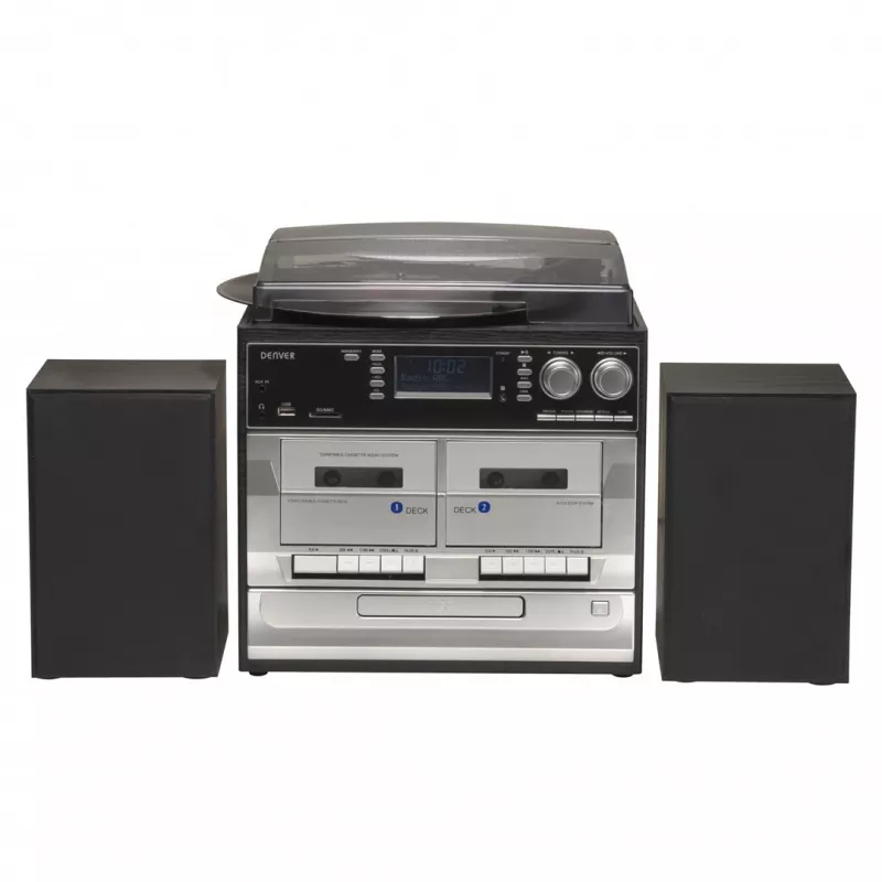 Inter Sales Denver MRD-166 - 6,9 kg - Czarny - Szary - Odtwarzacz CD