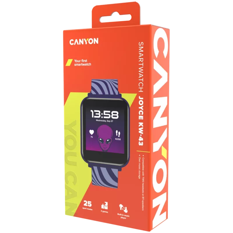 Smartwatch Canyon CNE-KW43 niebieski