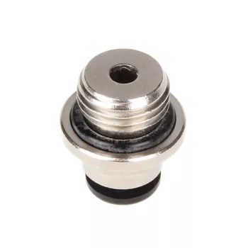 aqua computer Connector prosty G1/4 inch AG to 6mm ID - srebrny