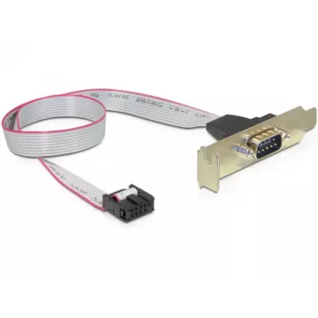 Kabel szeregowy DeLOCK 89300 0.4m DB9 Szary