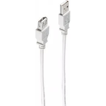 Kabel USB ShiverPeaks BS77122 USB 2.0 1,8 m szary