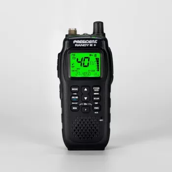 President Randy III Plus ASC AM/FM CB Portable Radio Czarny