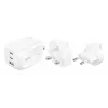 Ładowarka ścienna Belkin BOOSTCHARGE 100W 2C1A WCH016HQWH z wymienną wtyczką