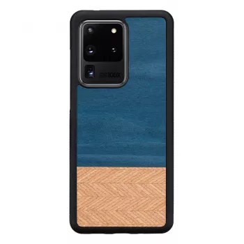 Etui ochronne na smartfona Man and Wood Galaxy S20 Ultra Denim Czarny