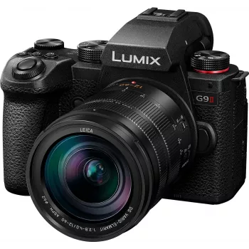 Panasonic Lumix G9 II + 12-60mm F2.8-4.0 25,21 MP Live MOS 11552 x 8672 pikseli Czarny (DC-G9M2LE)