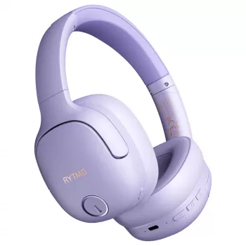 Słuchawki MANTA HDP1001PU Rytmo Elegance fioletowy nauszne przewodowe, model HDP1001PU