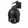 Kopułkowa kamera IP Foscam SD8P 8 MP, 4K 3840×2160, 4-krotny zoom optyczny, PTZ, IR 50 m, Wi‑Fi, MicroSD do 256 GB