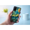 Etui ochronne do telefonu iKins na Samsung Galaxy S20 — czarne, w gwiaździstą noc
