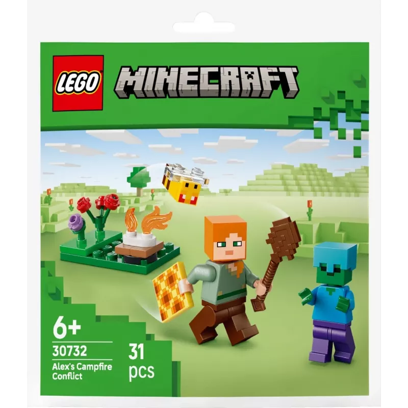 Klocki Minecraft 30732 Konflikt przy Ognisku Alexa