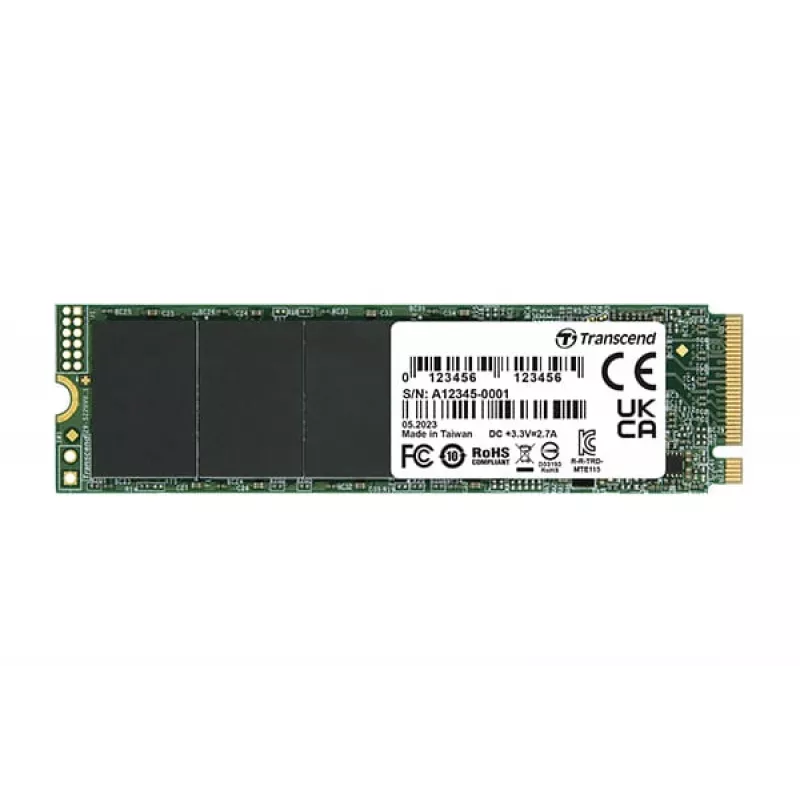 Dysk SSD Transcend 500 GB M.2 PCI Express 3.0 NVMe TS500GMTE115S