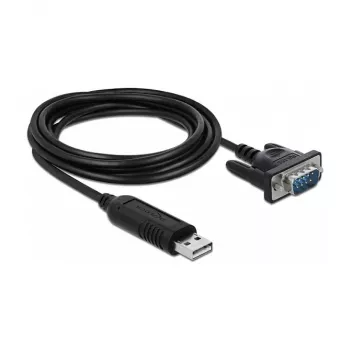 Kabel szeregowy DeLOCK 66283 Czarny 1.8 m