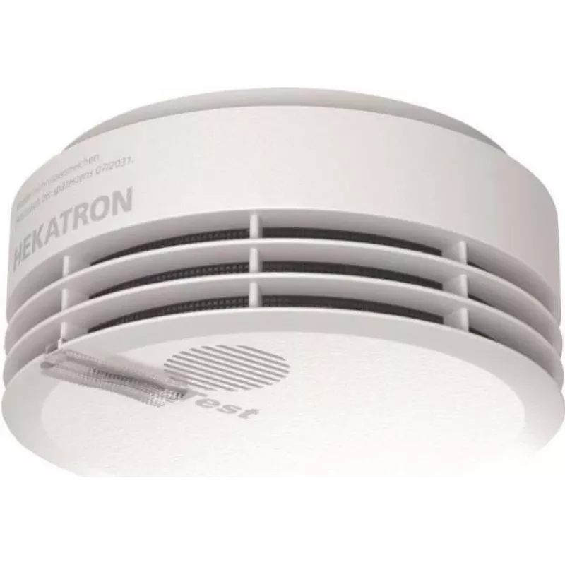Czujka dymu Hekatron Genius Plus 3602180 — alarm optyczny do użytku mieszkaniowego i komercyjnego