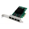 DIGITUS Karta sieciowa 4-portowa Gigabit Ethernet, RJ45, PCI Express, Intel I350
